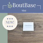 Clear BoutBase Mini pocket boutonniere holder for kids and smaller floral designs with New label